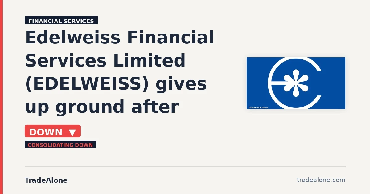 Edelweiss Financial Services Limited EDELWEISS pullback after breakout