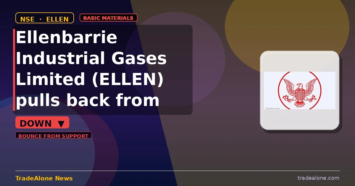 Ellenbarrie Industrial Gases Limited ELLEN stock fall after breakout