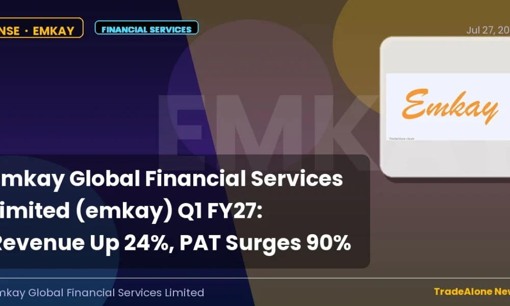 Emkay Global Financial Services Limited EMKAY Q1 FY27 Results