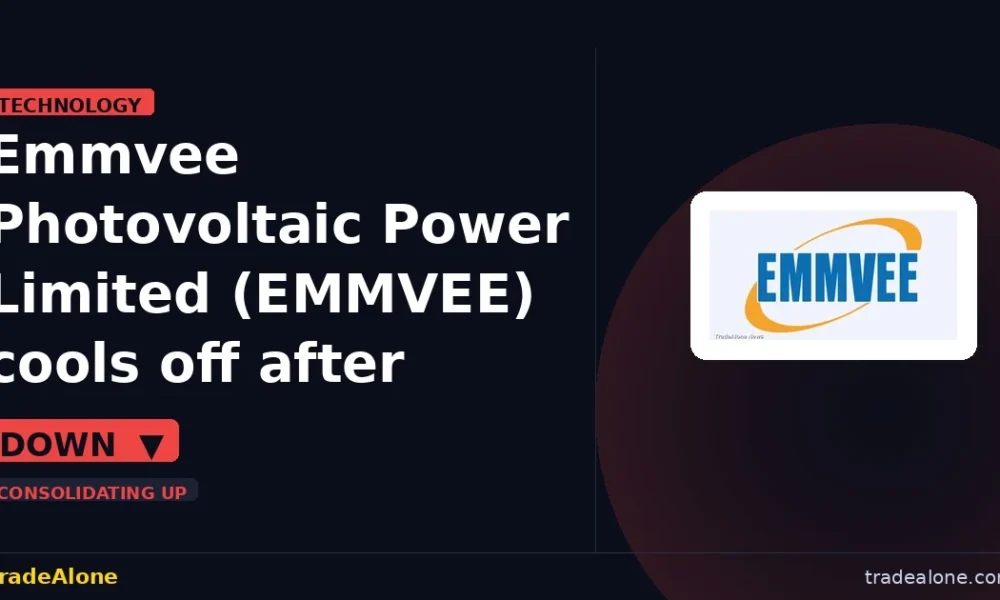 Emmvee Photovoltaic Power Limited EMMVEE pulls back from breakout highs