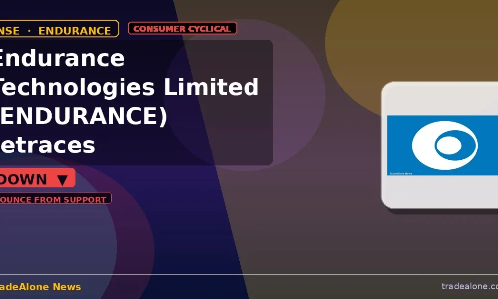 Endurance Technologies Limited ENDURANCE pulls back from breakout highs