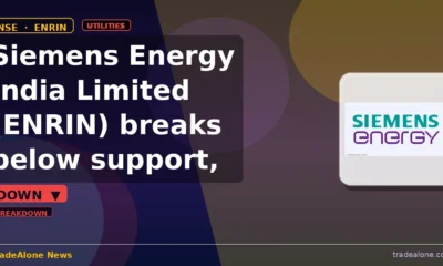 Siemens Energy India Limited ENRIN breaks below support