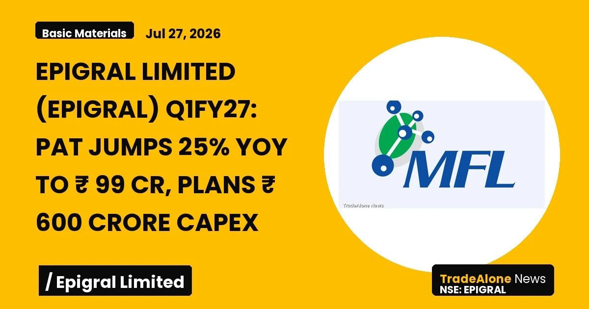 Epigral Limited Epigral Q1fy27 Results