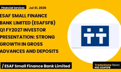 Esaf Small Finance Bank Limited Esafsfb Q1 Fy2027 Results