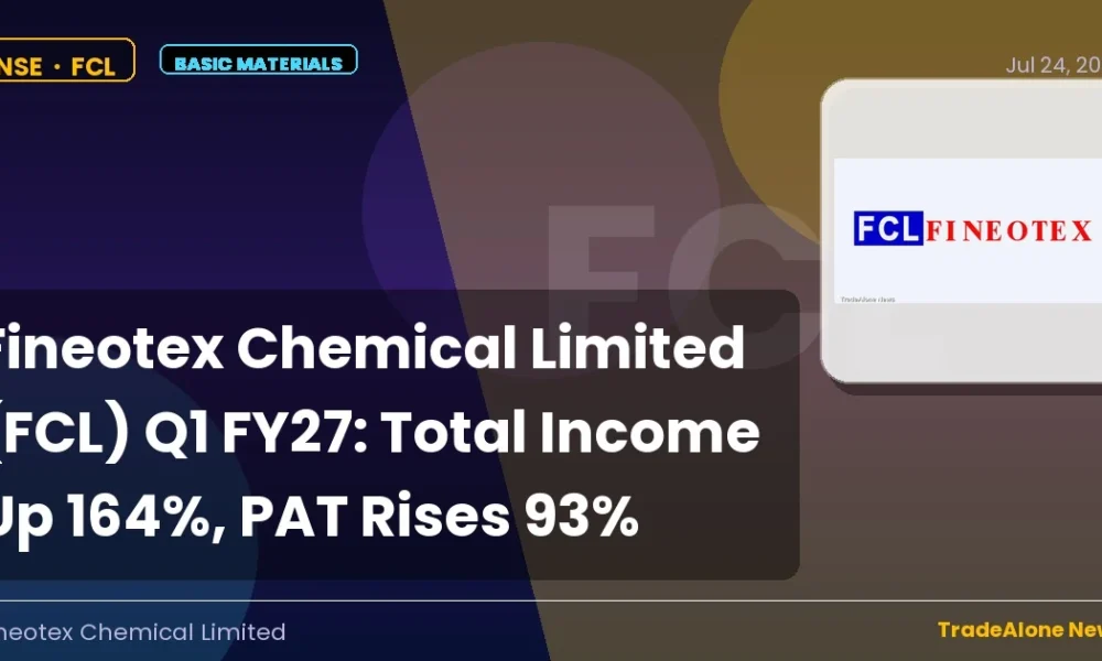 Fineotex Chemical Limited Q1 FY27 Earnings