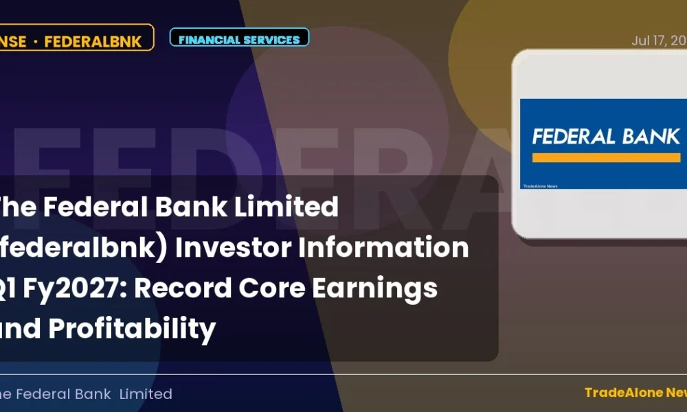 The Federal Bank Limited Federalbnk Q1 Fy2027 Results