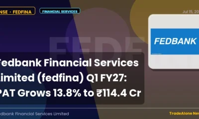 Fedbank Financial Services Limited Fedfina Q1 FY27 Results