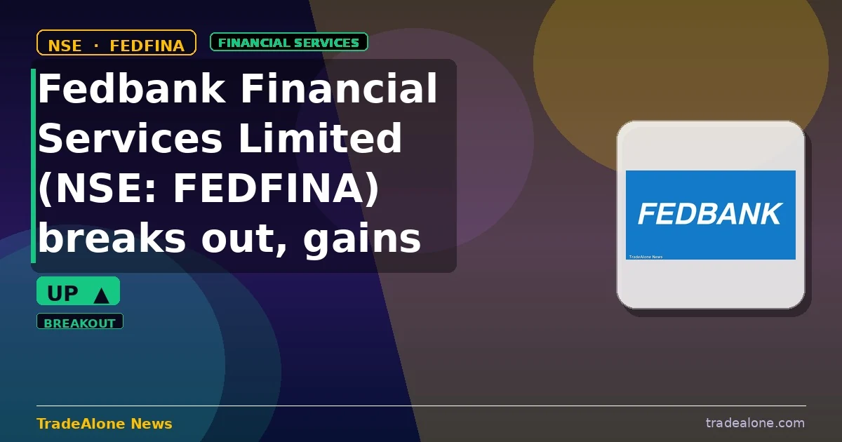 Fedbank Financial Services Limited FEDFINA breaks out