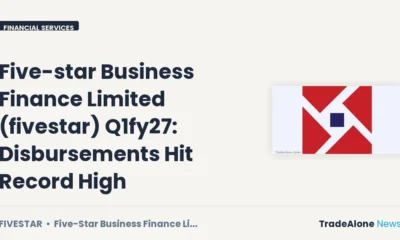 Five-star Business Finance Limited Fivestar Q1fy27 Results