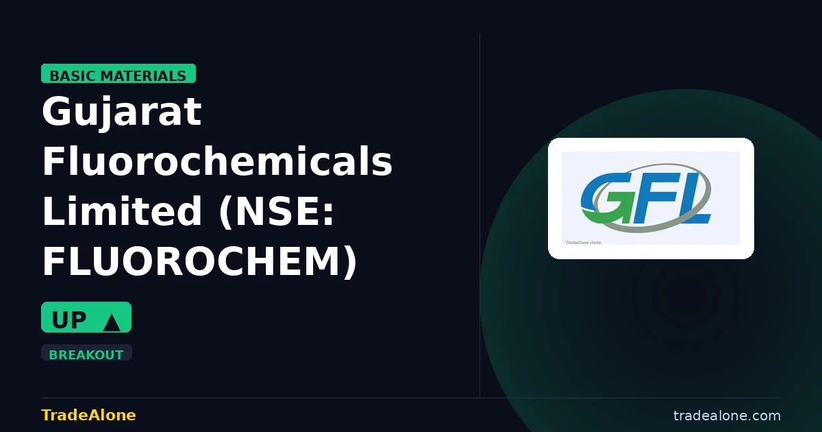 Gujarat Fluorochemicals Limited FLUOROCHEM breakout