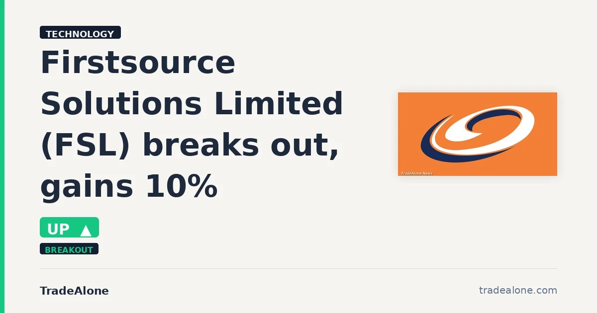 Firstsource Solutions Limited FSL breaks out