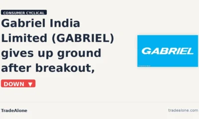 Gabriel India Limited GABRIEL pulls back from breakout highs