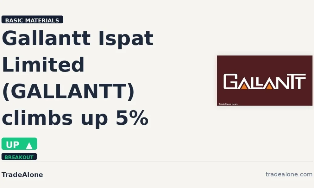Gallantt Ispat Limited GALLANTT intraday gains