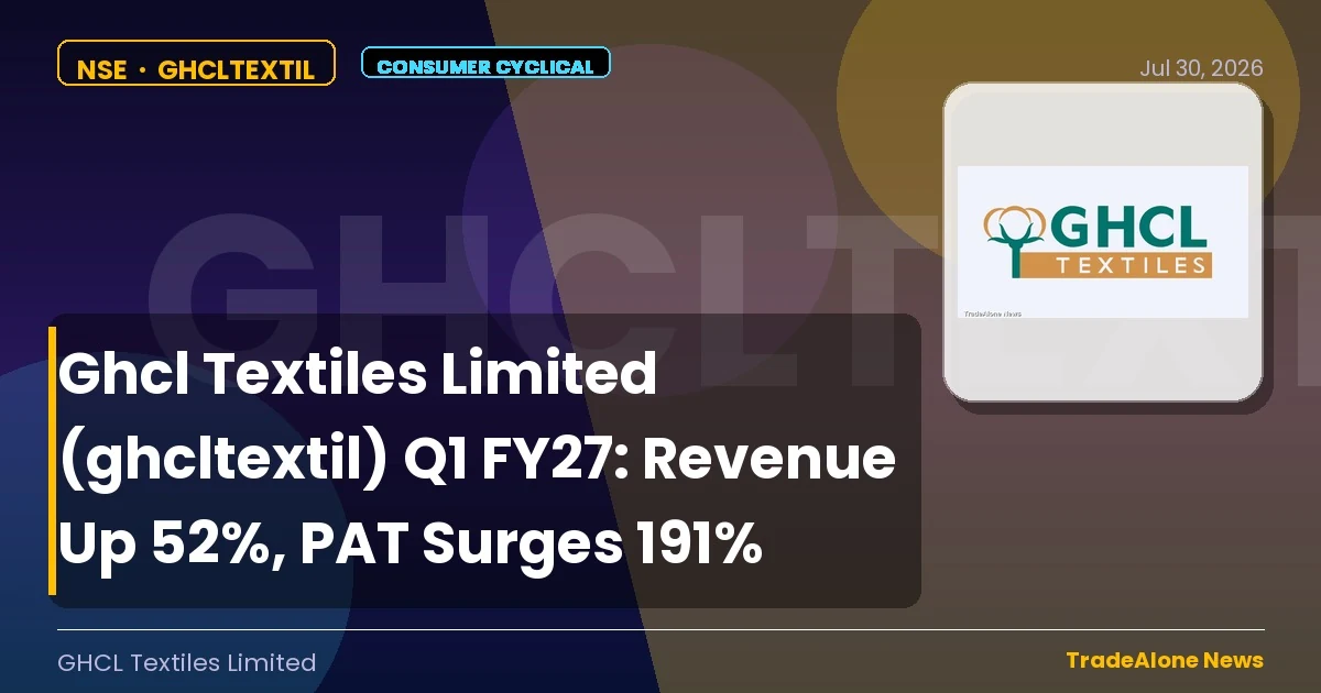 Ghcl Textiles Limited (ghcltextil) Q1 FY27 Results