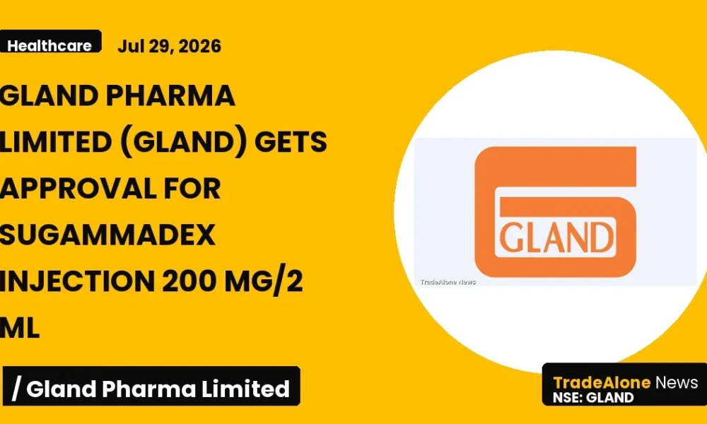 Gland Pharma Limited GLAND Approval Sugammadex Injection