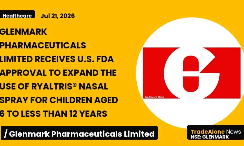 Glenmark Pharmaceuticals Glenmark FDA Approval Ryaltris July 2026