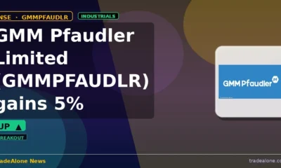 GMM Pfaudler Limited GMMPFAUDLR gains 5% intraday