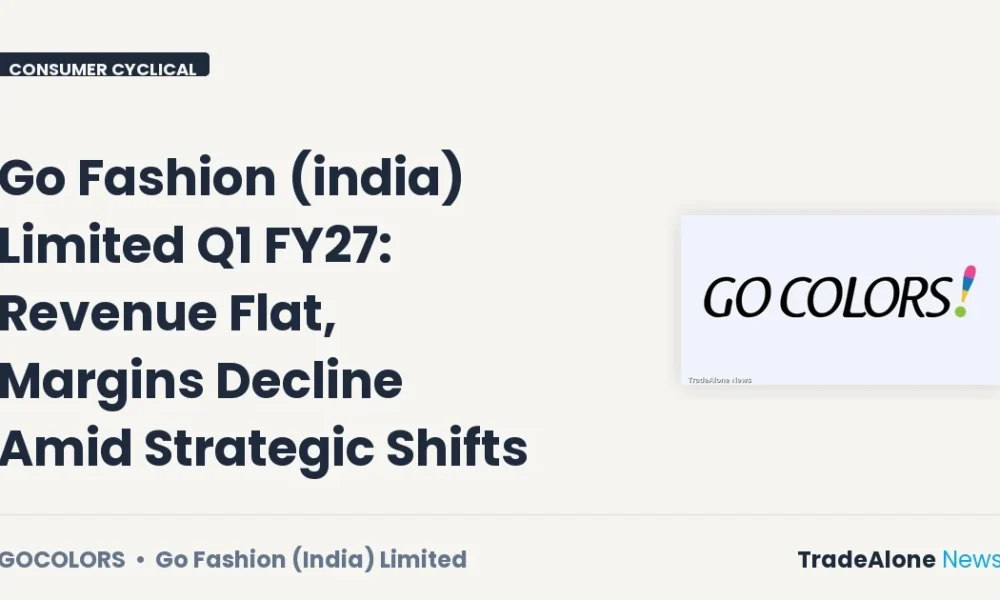 Go Fashion (india) Limited Gocolors Q1 FY27 Results