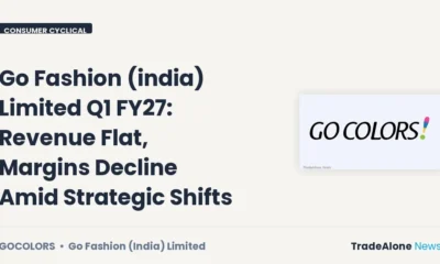 Go Fashion (india) Limited Gocolors Q1 FY27 Results
