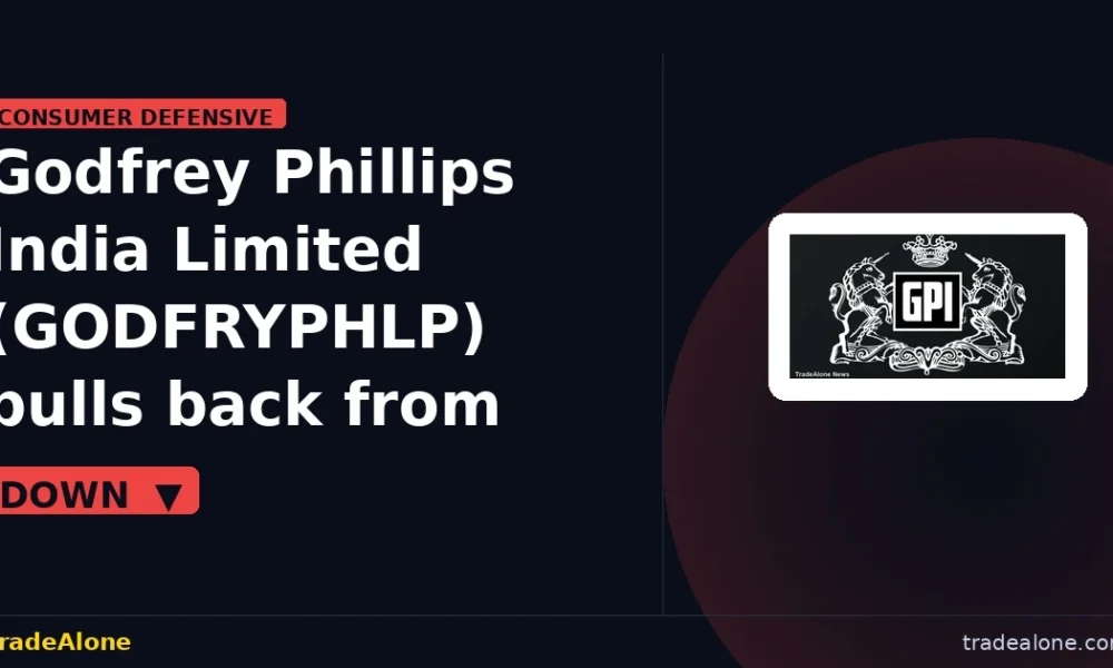 Godfrey Phillips India Limited GODFRYPHLP 5% fall intraday