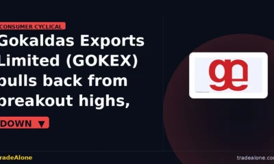 Gokaldas Exports Limited GOKEX retraces post-breakout gains