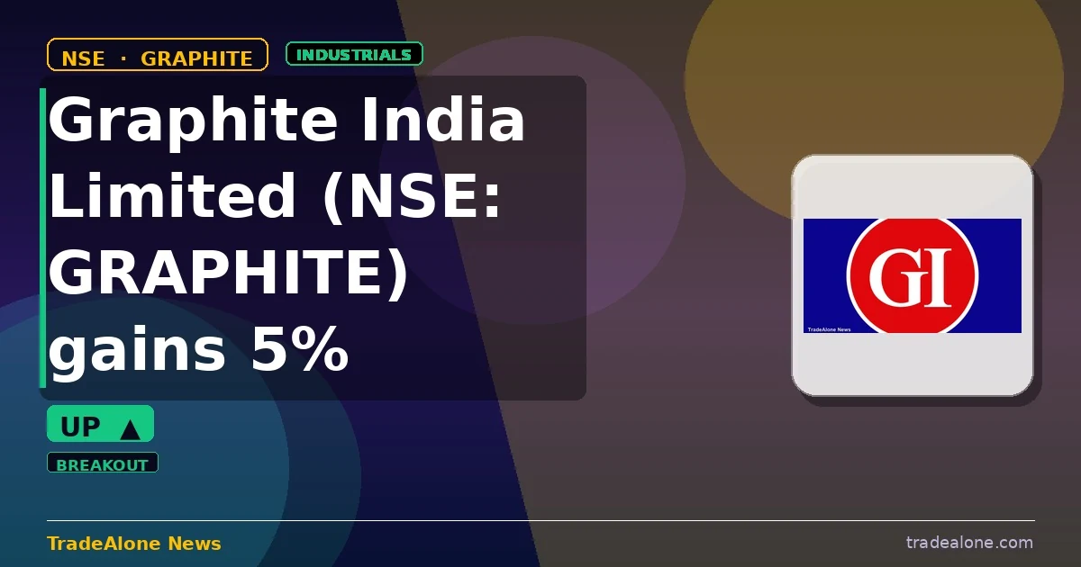 Graphite India Limited NSE: GRAPHITE gains 5% intraday