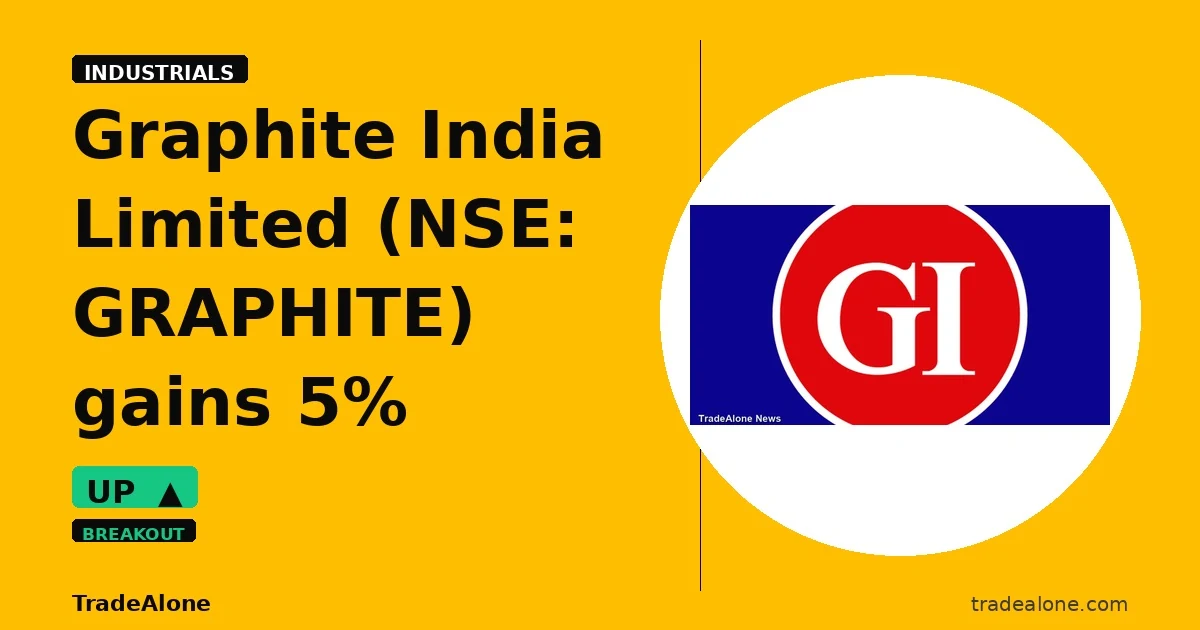 Graphite India Limited NSE: GRAPHITE intraday gain