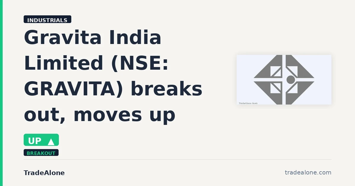Gravita India Limited GRAVITA breaks out
