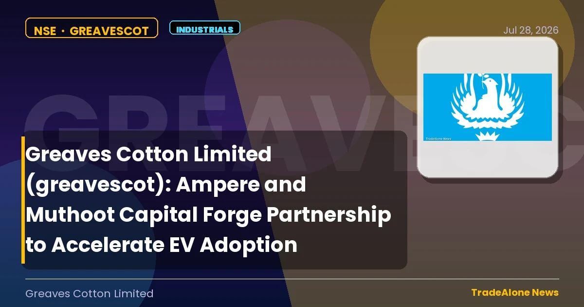 Greaves Cotton Limited Greavescot Q3 FY26: Ampere and Muthoot Capital Partnership