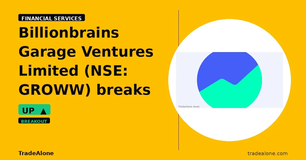 Billionbrains Garage Ventures Limited NSE GROWW breakout