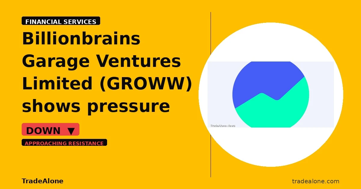 Billionbrains Garage Ventures Limited NSE GROWW intraday fall