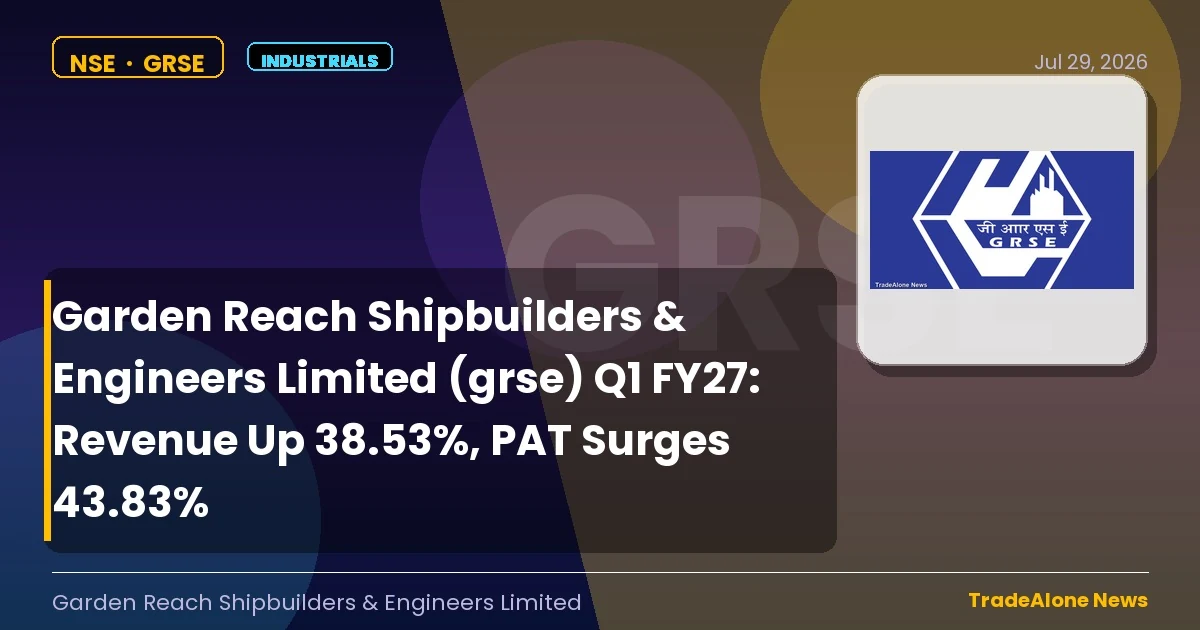 Garden Reach Shipbuilders & Engineers Limited Q1 FY27 Results