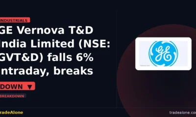 GE Vernova T&D India Limited GVT&D breaks below support
