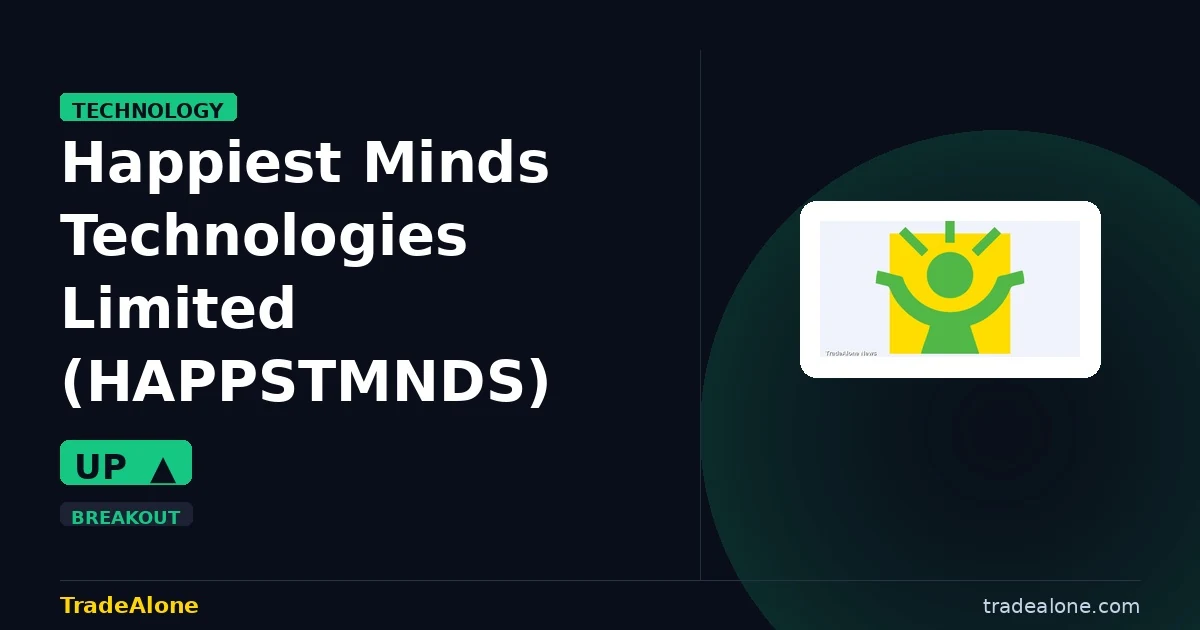 Happiest Minds Technologies Limited HAPPSTMNDS breakout