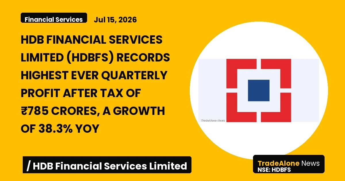 Hdb Financial Services Limited HDBFS Q1fy27 Results