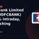 HDFC Bank Limited NSE:HDFCBANK approaching support