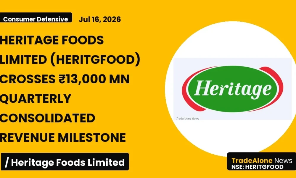Heritage Foods Limited Heritgfood Q1fy27 Milestone