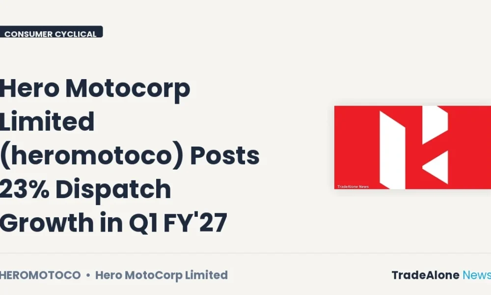Hero Motocorp Limited Heromotoco Q1 FY27 Dispatch Growth