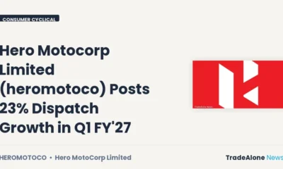 Hero Motocorp Limited Heromotoco Q1 FY27 Dispatch Growth
