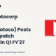 Hero Motocorp Limited Heromotoco Q1 FY27 Dispatch Growth