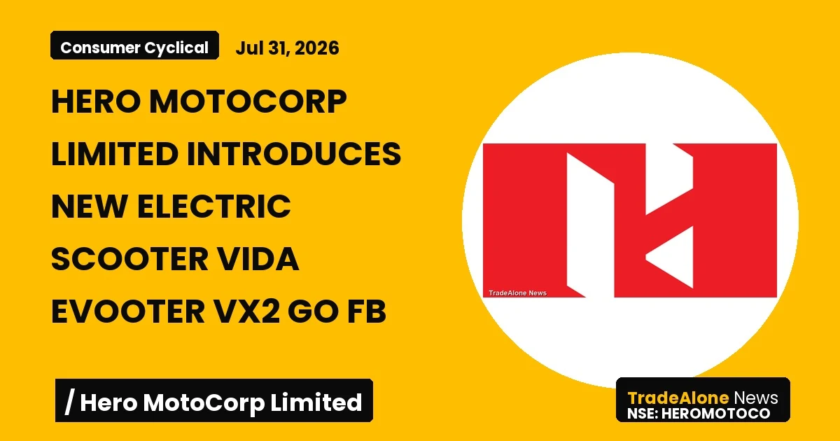 Hero Motocorp Limited Heromotoco New Electric Scooter