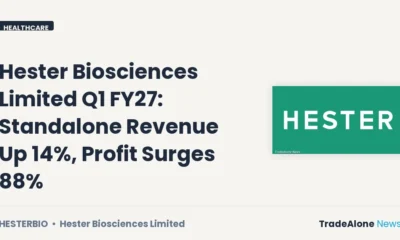Hester Biosciences Limited Hesterbio Q1 FY27 Results
