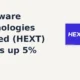 Hexaware Technologies Limited HEXT moves up 5% intraday