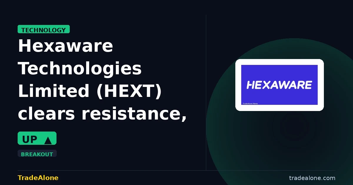 Hexaware Technologies Limited HEXT clears resistance