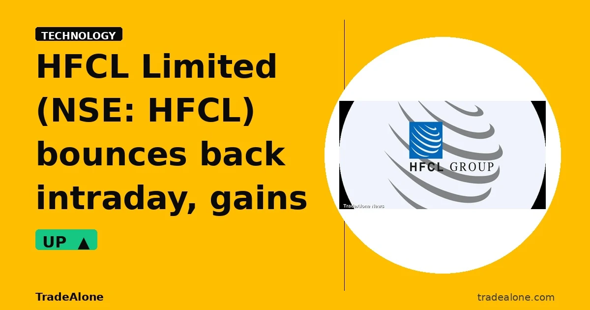 HFCL Limited NSE:HFCL intraday gain