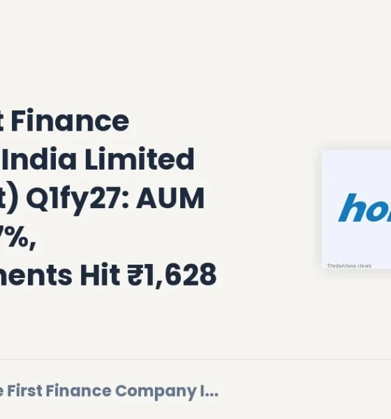 Home First Finance Company India Limited Homefirst Q1fy27 Results