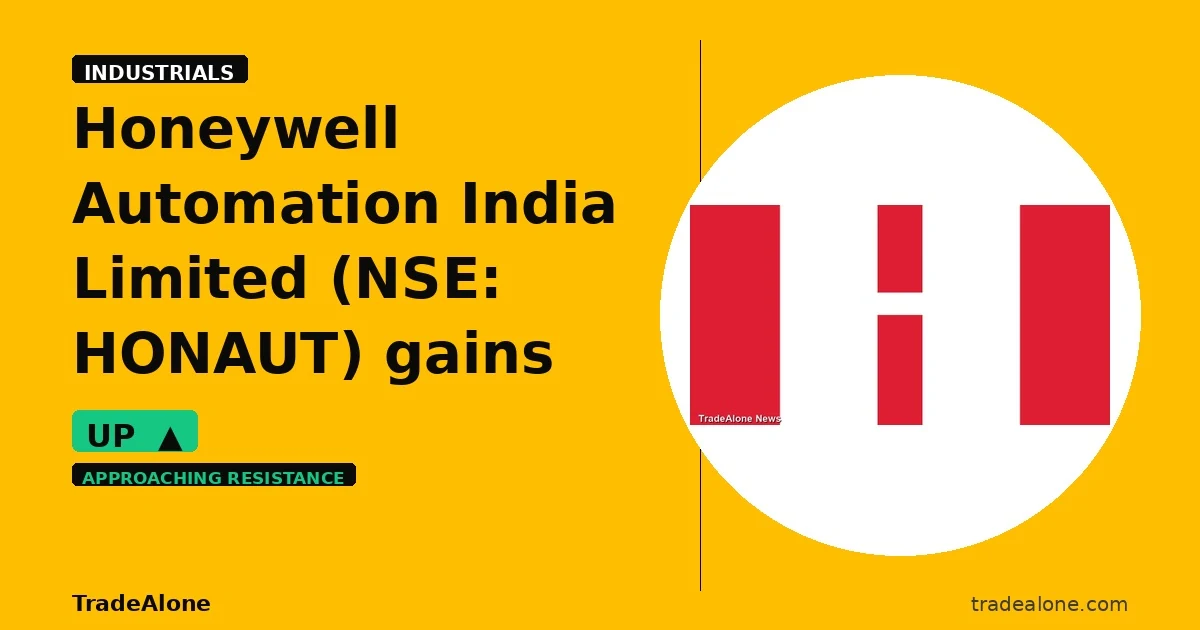 Honeywell Automation India Limited HONAUT gains 10% nears resistance