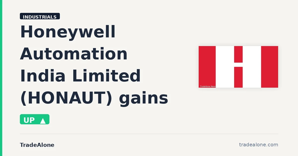 Honeywell Automation India Limited HONAUT gains 5% intraday