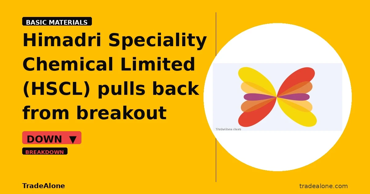 Himadri Speciality Chemical Limited HSCL pullback after breakout