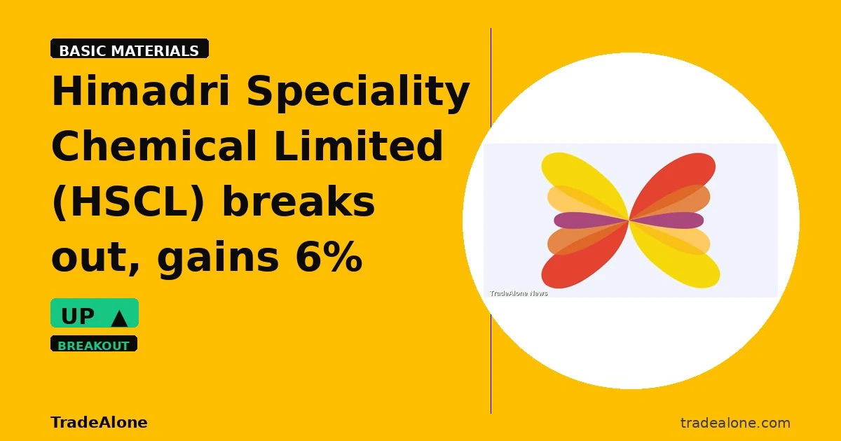 Himadri Speciality Chemical Limited HSCL breakout